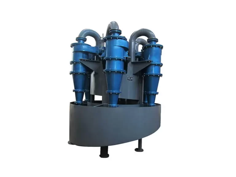 Photo showing multiple hydrocyclones with rubber liners, demonstrating the typical configuration. DEF Rubber liners improve the hydrocyclone's lifespan and operational effectiveness.